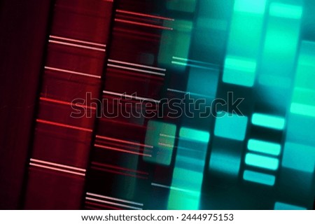 DNA data with genetic information.