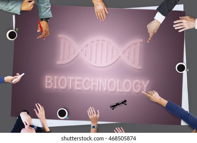 DNA Helix Life Science Graphic Concept