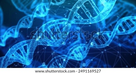 DNA image.the genetic information inside the cell of the body that make people who they are.