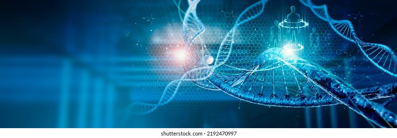 DNA molecule structure  Dna double helix  Medical science research chromosome DNA genetic biotechnology in human genome cell  Science laboratory experiments analysis   genetic engineering study 