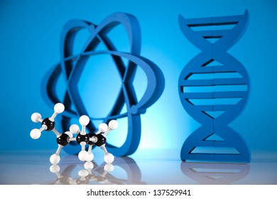 DNA molecules, atom