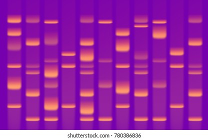 DNA Sequence Gel Close Up - Shutterstock ID 780386836