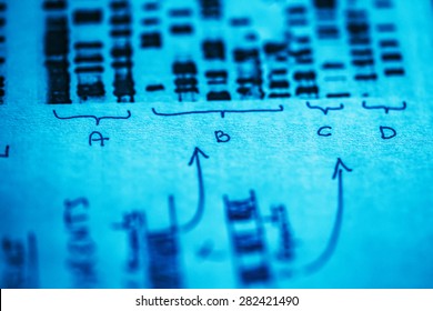 DNA sequence. Science concept.