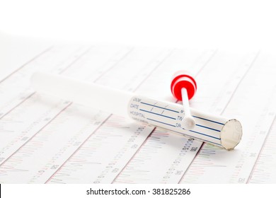 DNA Test Tube And Cotton Swab, Wipe Test