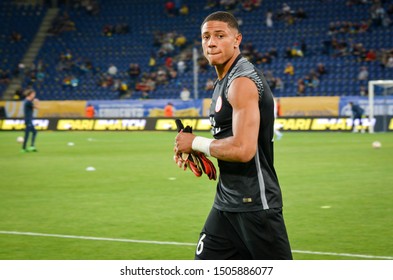 DNIPRO, UKRAINE - September 10, 2019: Leon Balogun During The Friendly Match Between National Team Ukraine Against Nigeria National Team, Ukraine