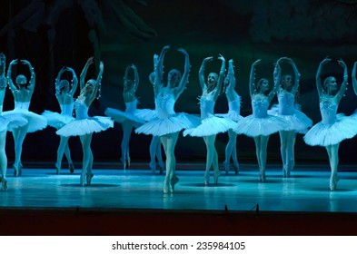 DNIPROPETROVSK, UKRAINE - DECEMBER 6: Nutcracker ballet performed by Dnipropetrovsk Opera and Ballet Theatre ballet on December 6, 2014 in Dnipropetrovsk, Ukraine.