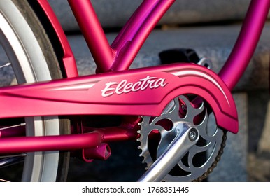 pink electra bike