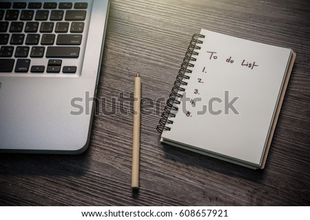 do list by priority note book stock photo edit now 608657921