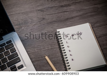 do list by priority note book stock photo edit now 609908903