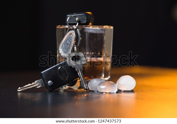 Do not drink and drive Cropped image of drunk man
talking car keys