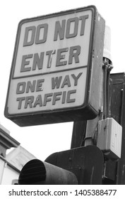 Do Not Enter One Way Traffic