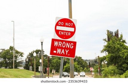 Do Not Enter sign signifies restricted access, a barrier against unwanted paths, emphasizing safety, control, and prohibition in its symbolic message - Shutterstock ID 2353639433