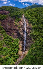 Do Quyen Waterfall In Bach Ma National Park, Hue,  Viet Nam - The Waterfalls Are Located In An Area Of Mature Karst Formations Were The Original Limestone Bedrock Layers Are Being Eroded