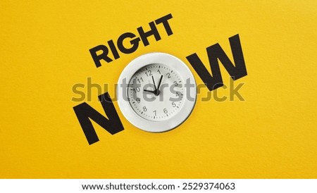 Do it Right now is shown using a text. Time for Action