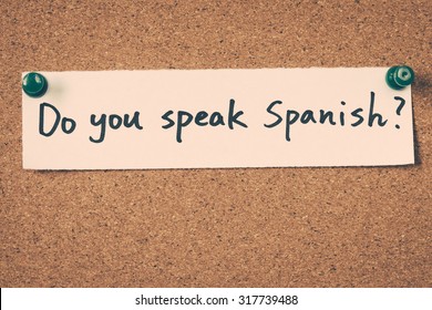 Do You Speak Spanish