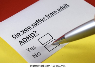 Do You Suffer From Adult ADHD? NO