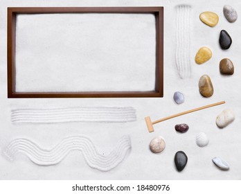 A Do It Yourself Background For Zen Cart - Move The Rocks And Sand Around In The Box And Create Your Own Zen Garden