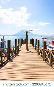 Dock And Jetty, Lake Atitlan, Guatemala