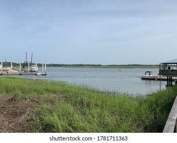 Dock Of May River In Bluffton South Carolina