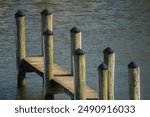 Dock over water in Annapolis, Maryland