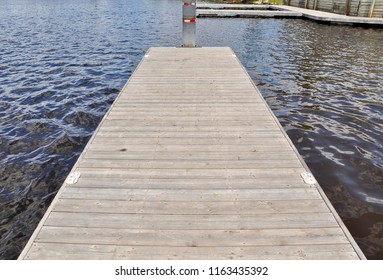 Docks in a river