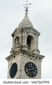 In Dockyard Bermuda, The Clocktower Also Shows The High Water Mark