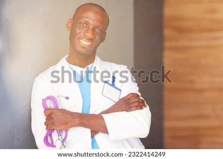 Doctor with arms folded in modern office. Doctor Stock photo © 