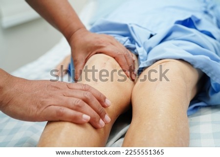 Similar – Female receiving treatment by professional osteopathy therapist