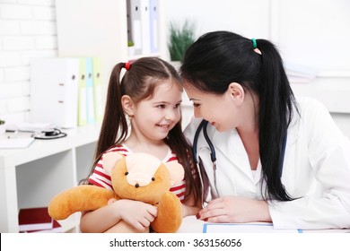 Doctor And Child In The Office