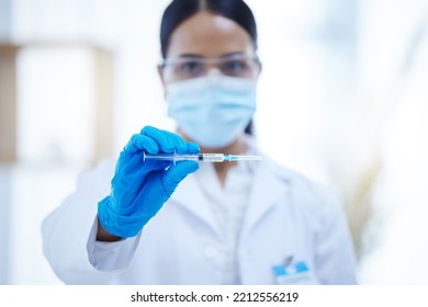 Doctor, Covid 19 And Vaccine In Hospital, Lab Or Clinic For Safety, Health And Wellness Against Virus. Woman, Healthcare And Ppe At Work In Medical Facility With Vaccination For Coronavirus In Canada