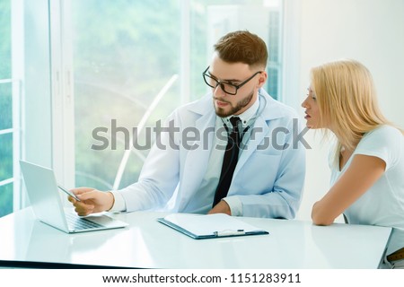 Doctor is currently diagnosing woman with history of patients recorded through online talk from laptop. To maintain healthy strong for women. And fertility / infertility counseling using technology.