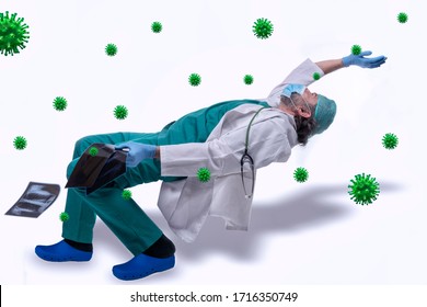 Doctor, Dodging Covid19 Virus, Just As They Do With Bullets, In The Movie Matrix
