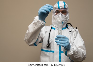 Doctor Doing A Pcr Test To Detect The Coronavirus