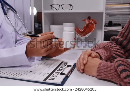 The doctor explained gastritis using a model. Treatment options were discussed. Understanding the condition better helps in managing it effectively.
