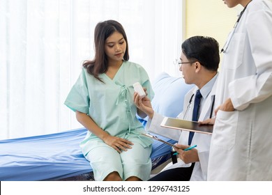 Doctor Give Medicine Treatment Patient Stock Photo (Edit Now) 1276716016