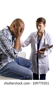 Doctor Giving Bad News To Patient