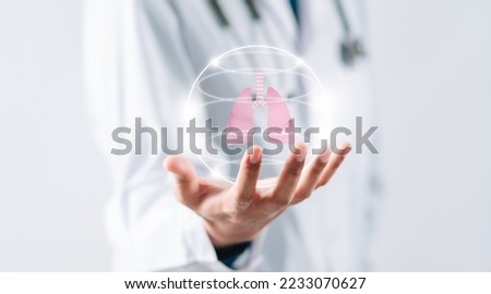 doctor hands holding lungs organ , world tuberculosis day, world no tobacco day, lung cancer, Pulmonary hypertension, copd, eco air pollution,  pneumonia, donation, respiratory and chest concept