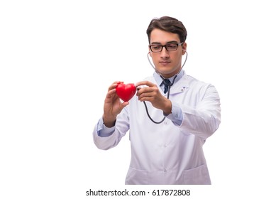 Doctor Heart Isolated On White Background Stock Photo 617872808 ...