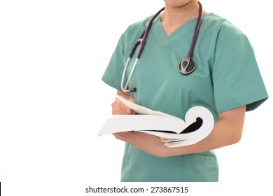 Doctor With A Medical Book