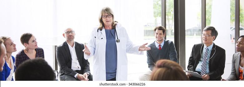 Doctor Meeting Teamwork Diagnosis Healthcare Concept