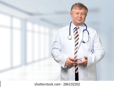 Doctor, Portrait, Senior Adult.