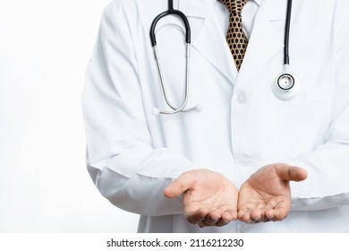 A doctor ready to help treat patients infected with COVID-19 - Shutterstock ID 2116212230