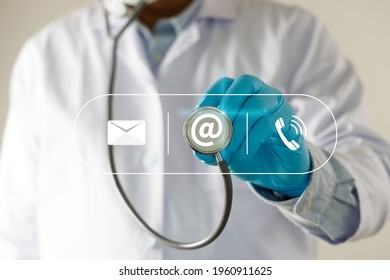 Doctor  Show Plese Contact Us Line Contact Hand Telephone  Email Address On Website Page Contact Us Or E-mail