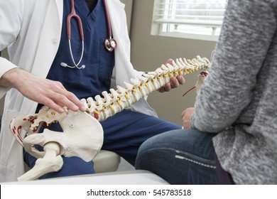 doctor showing patient what is wrong with their health - Shutterstock ID 545783518