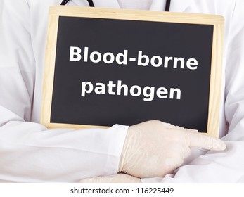 Doctor Shows Information: Blood-borne Pathogen