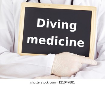 Doctor Shows Information: Diving Medicine