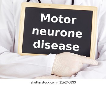 Doctor Shows Information: Motor Neurone Disease