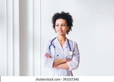 Doctor Stethoscope Around His Neck Smiling Stock Photo 391557340 ...