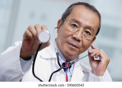 Doctor Using Stethoscope