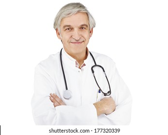 Doctor With A White Background